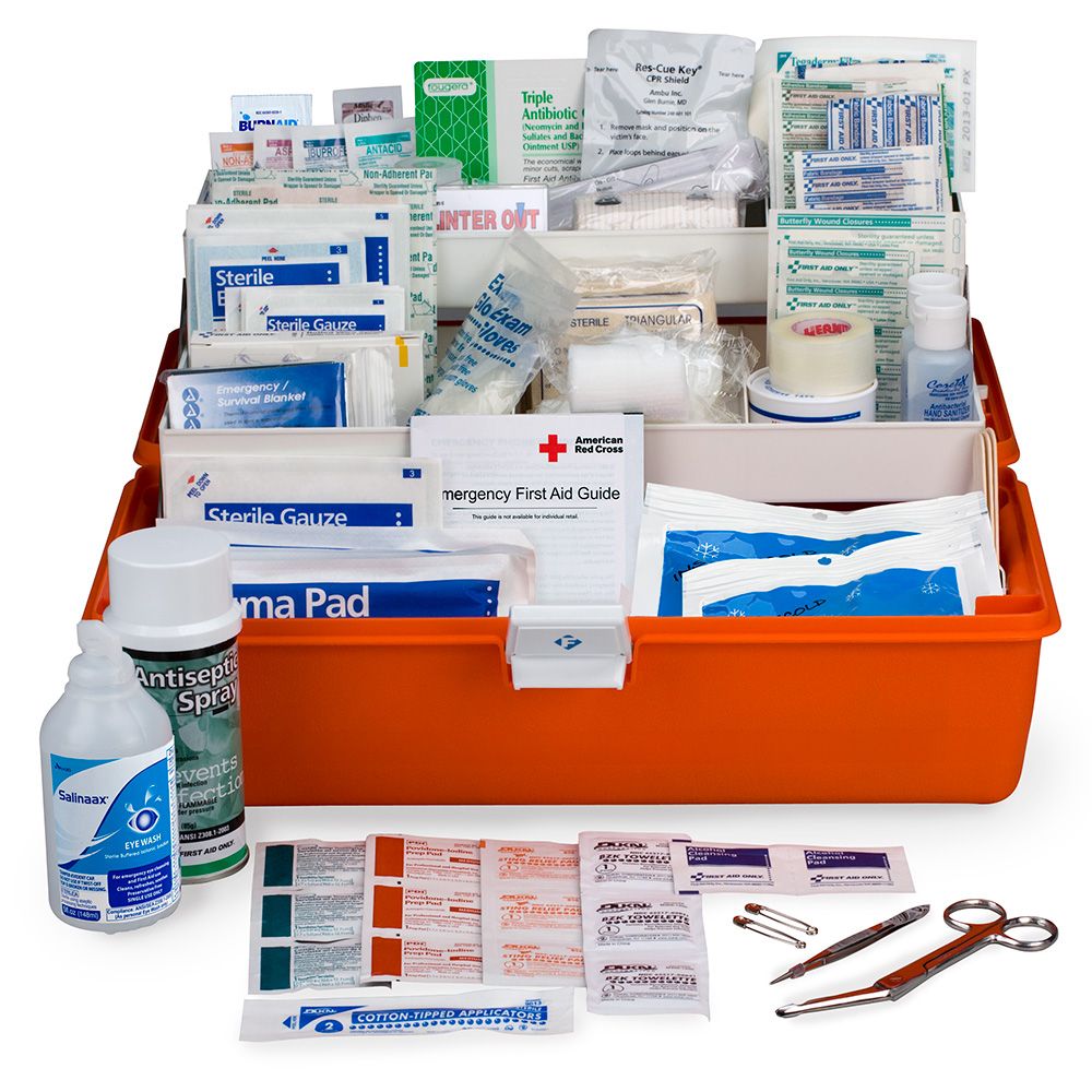 First Aid Only First Responder Large Kit Plastic Case FA-504 First Aid Only First Responder Large Kit Plastic Case FA-504